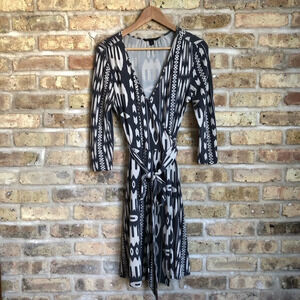 Banana Republic Southwest Pattern Wrap Dress